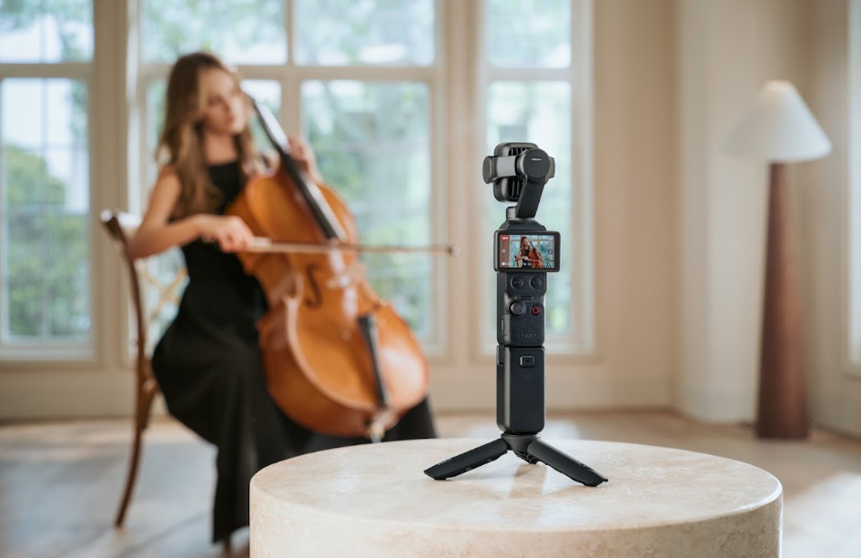 Outdoorová kamera DJI Osmo Pocket 4P Standard Combo čierna DJI Osmo Pocket 4P podporuje aj farebný profil D-Log pre jednoduchú postprodukciu