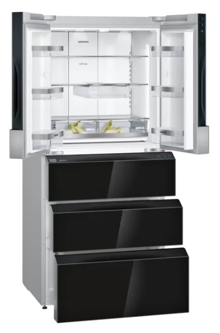 Americká chladnička Siemens iQ700 KF86FPBEA čierna