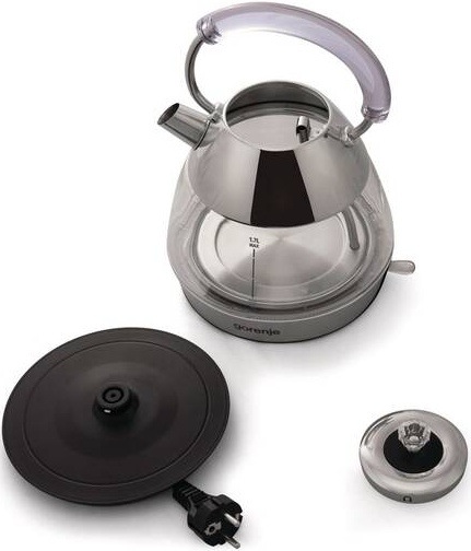 Rýchlovarná kanvica Gorenje K17GPD nerez/sklo Rýchlovarná kanvica Gorenje K17GPD nerez/sklo