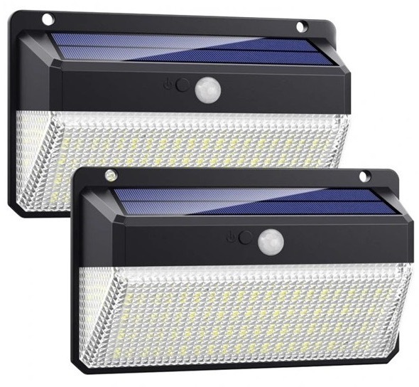 Solárne svietidlo Viking s krytím IP65, šírka 17 cm
