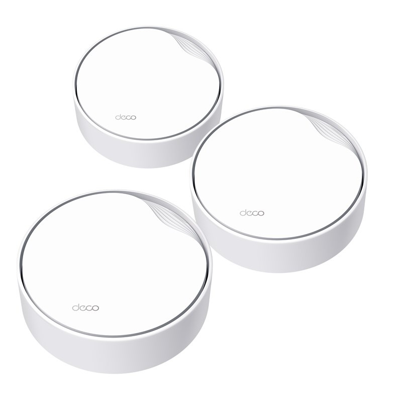 Kompletný Wi-Fi systém TP-Link Deco X50-PoE Mesh, AX3000 (3 ks) biely