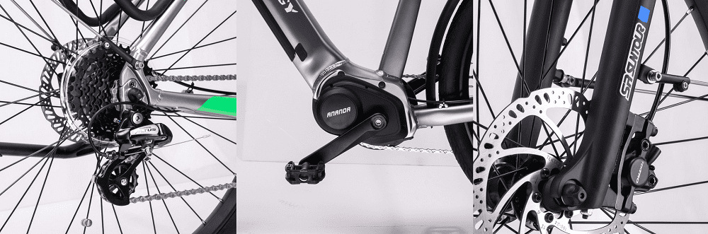 Elektrobicykel MS ENERGY C101 sivé