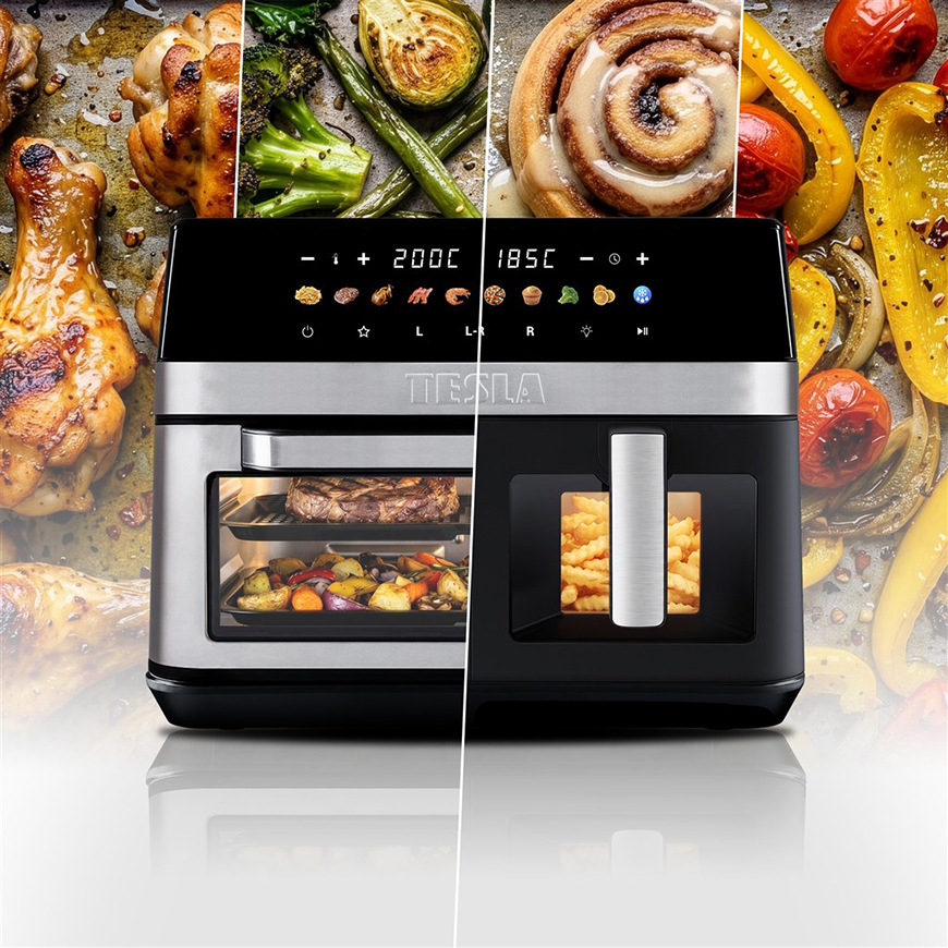 Fritéza teplovzdušná Tesla AirCook DualZone Q787 XXL Deluxe