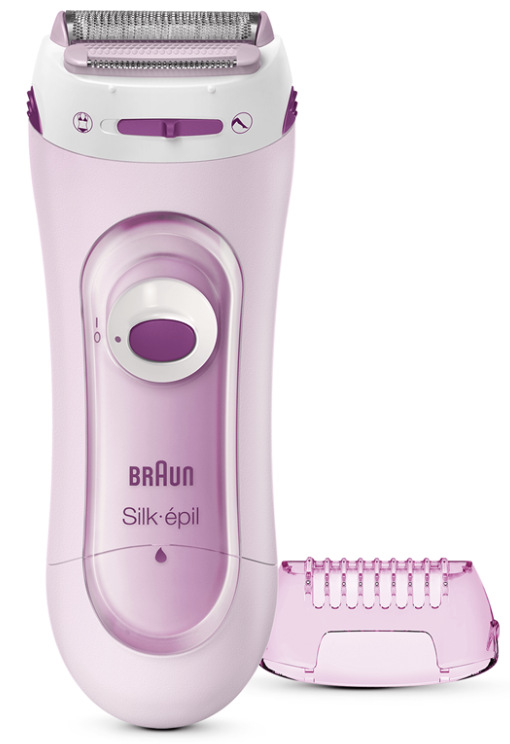 Dámsky holiaci strojček Braun Silk·épil LS5100 ružový so zastrihávacím nástavcom