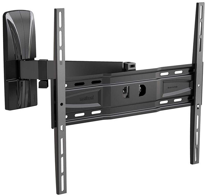 Držiak na TV Meliconi SlimStyle Plus 400 SR, polohovateľný pre uhlopriečky 40" do 82", nosnosť 37 kg čierny