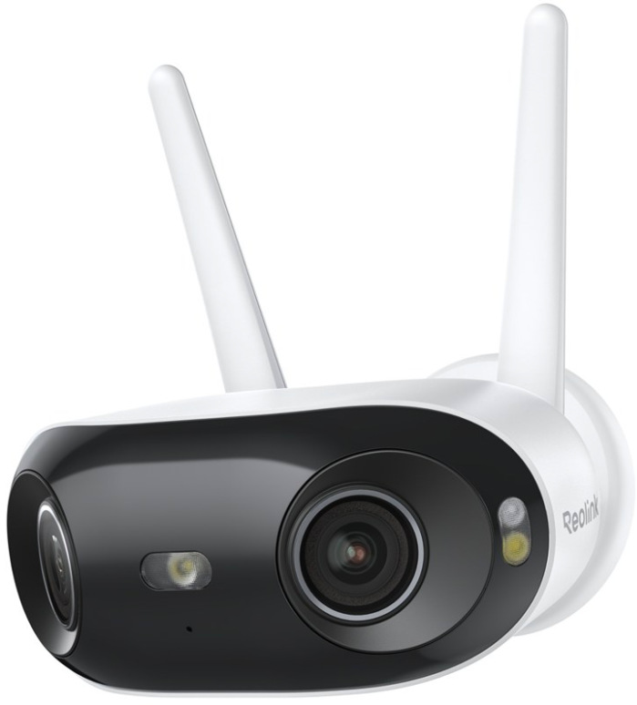Reolink Elite Series W740-A Wi-Fi biela bezpečnostná IP kamera s duálnym objektívom a anténami