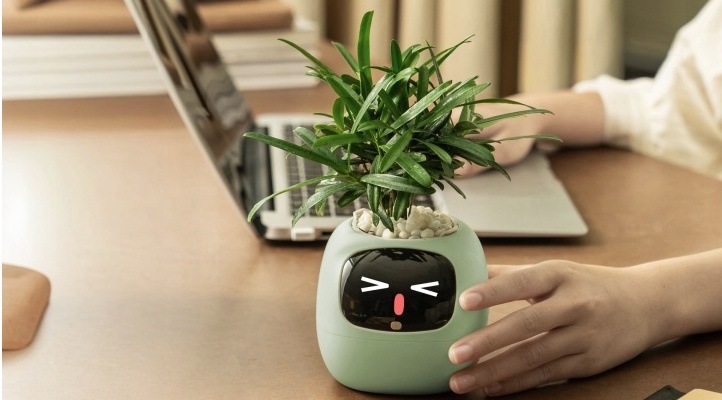 Inteligentný kvetináč Plantsio IVY generácia 2 zelený Chytrý kvetináč Plantsio IVY generácia 2 - zelená