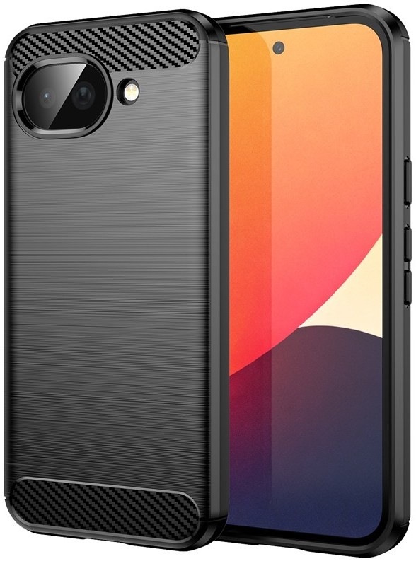 Kryt na mobil WG Carbon na Google Pixel 10a 5G v čiernom prevedení