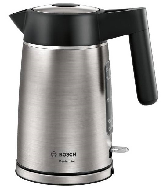 Rýchlovarná kanvica Bosch DesignLine TWK5P480 čierna/nerez