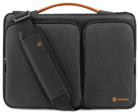 Brašna na notebook tomtoc Messenger – 16" MacBook Pro 2019/15,3" MacBook Air čierna