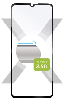 Tvrdené sklo FIXED Full-Cover na Samsung Galaxy Xcover6 Pro čierne