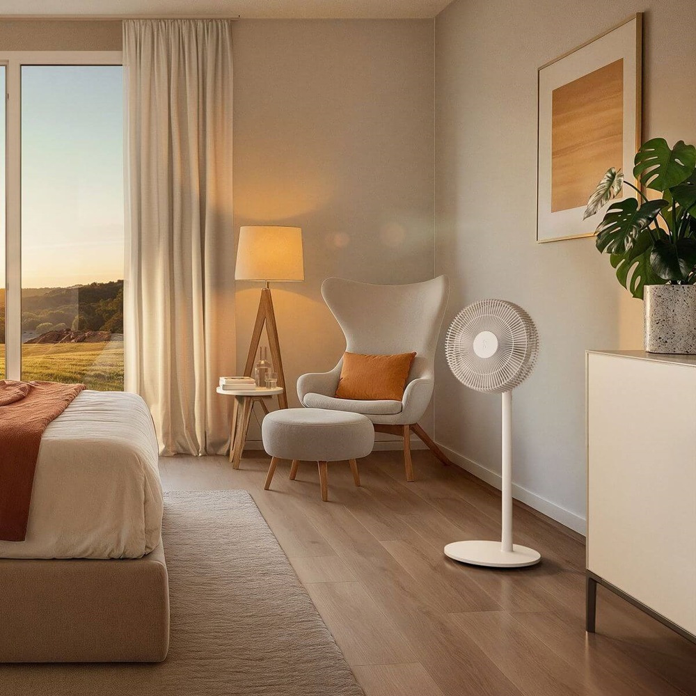 Ventilátor Stadler Form Finn Mobile ponúka režim Natural Breeze