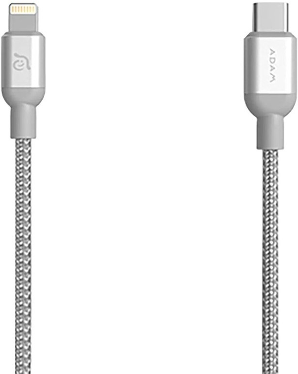 Kábel ADAM Elements AE PeAk II C20B MFi Lightning/USB-C s dĺžkou 0,2 m