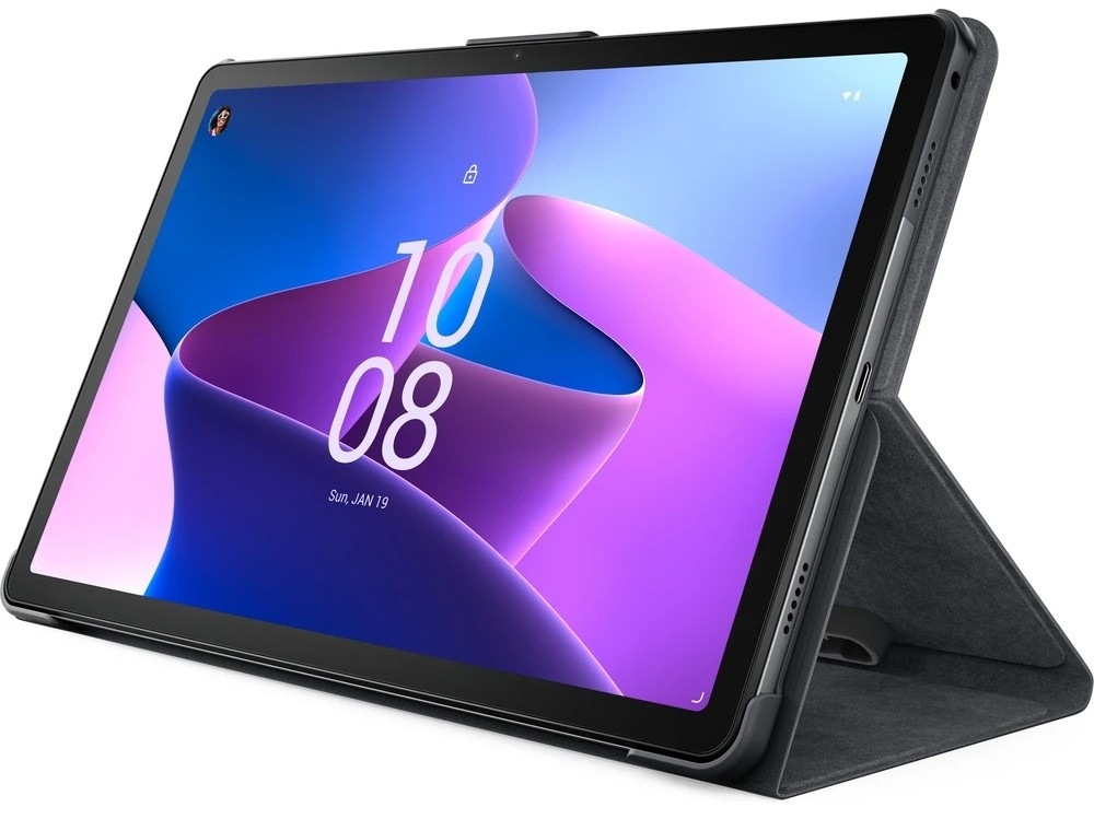Puzdro na tablet Lenovo Folio Case na Tab M10 Plus 3rd Gen sivé Puzdro na tablet Lenovo Folio Case na Tab M10 Plus 3rd Gen (ZG38C03903) v polohe stojančeka