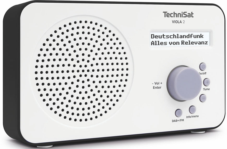 Rádioprijímač s DAB+ Technisat VIOLA 2 biely Rádioprijímač DAB+ Technisat VIOLA 2, biely
