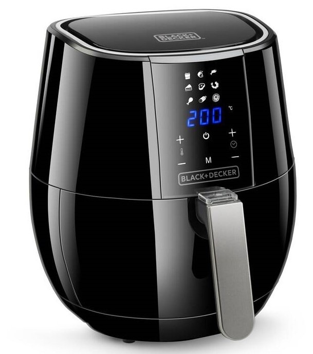 Fritéza teplovzdušná Black+Decker BXAF3500E čierna