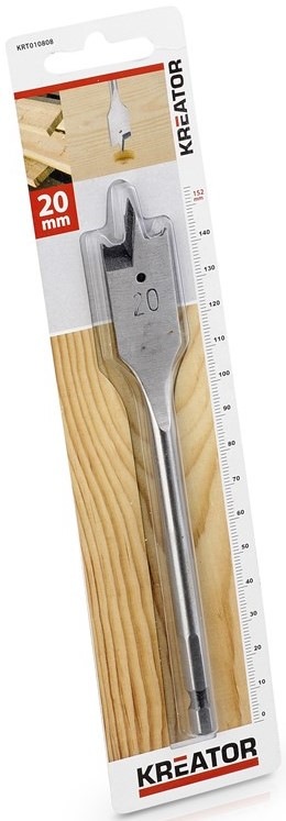 Vrták Kreator KRT010808, do dreva 20×152 mm