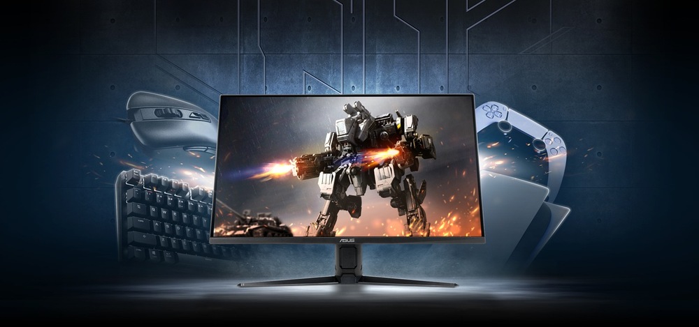Herný monitor Asus TUF VG27AQML1A-W biely Extrémne plynulá grafika a technológia AdaptiveSync zaistí hladký herný zážitok bez trhania obrazu aj pri rýchlych akciách