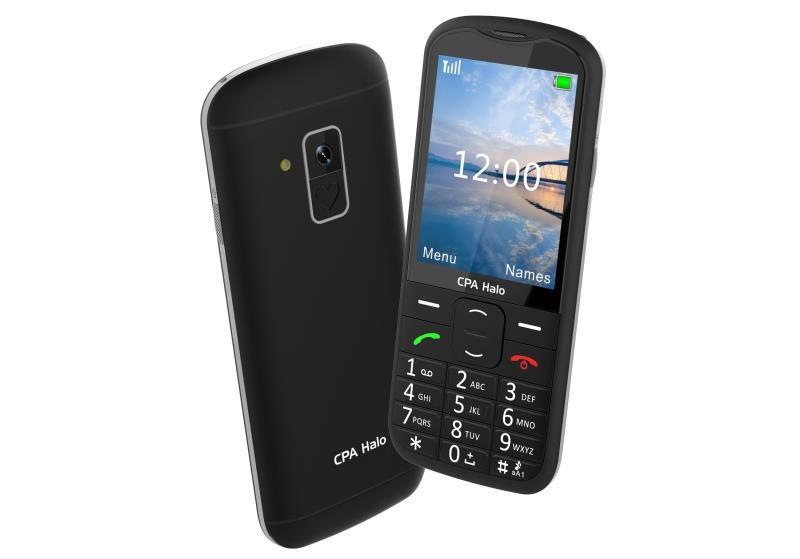 Mobilný telefón CPA Halo 28 Senior čierny