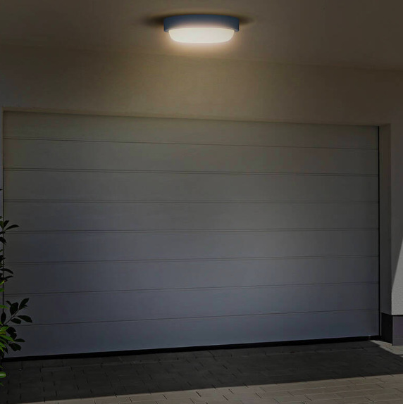 LED stropné svietidlo Solight okrúhle, 13W, 910lm, 4000K, IP54 sivé Stropné svietidlo Solight okrúhle, 13W, 910lm, 4000K, IP54 - šedé