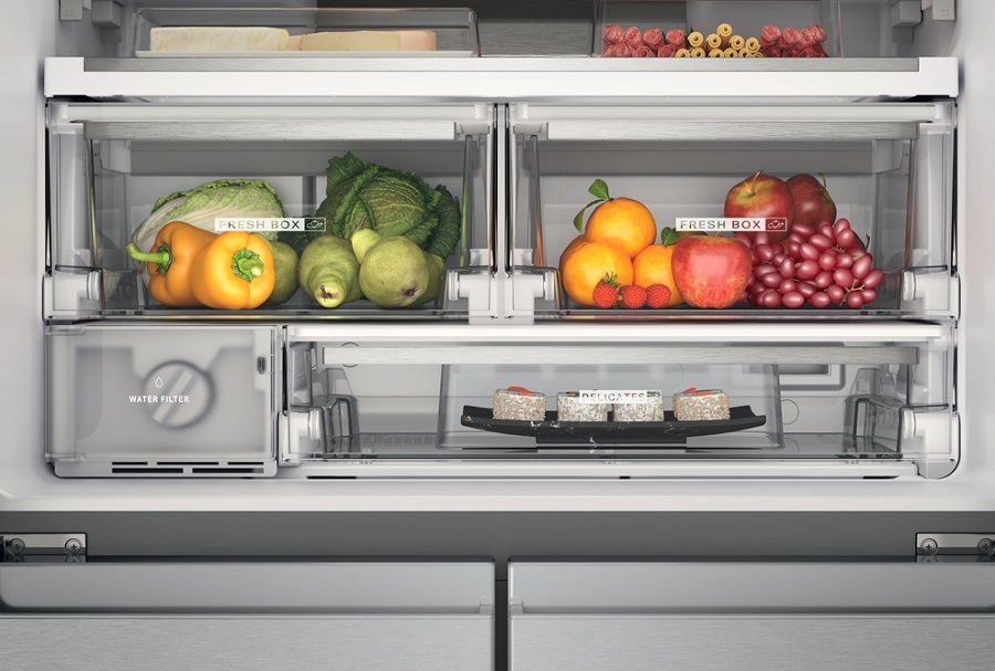 Americká chladnička Whirlpool WQ9I MO2L EF nerez Chladnička americká Whirlpool WQ9I MO2L EF, NoFrost, nerez, zásuvka Fresh Box
