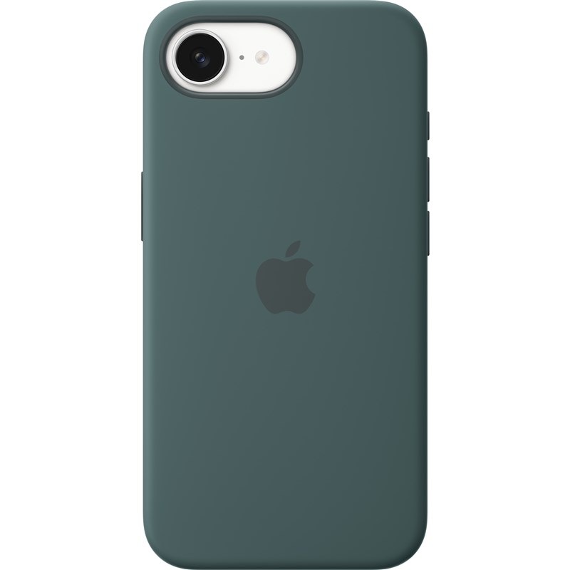 Kryt na mobil Apple iPhone 16e Silicone Case – jazerne zelený