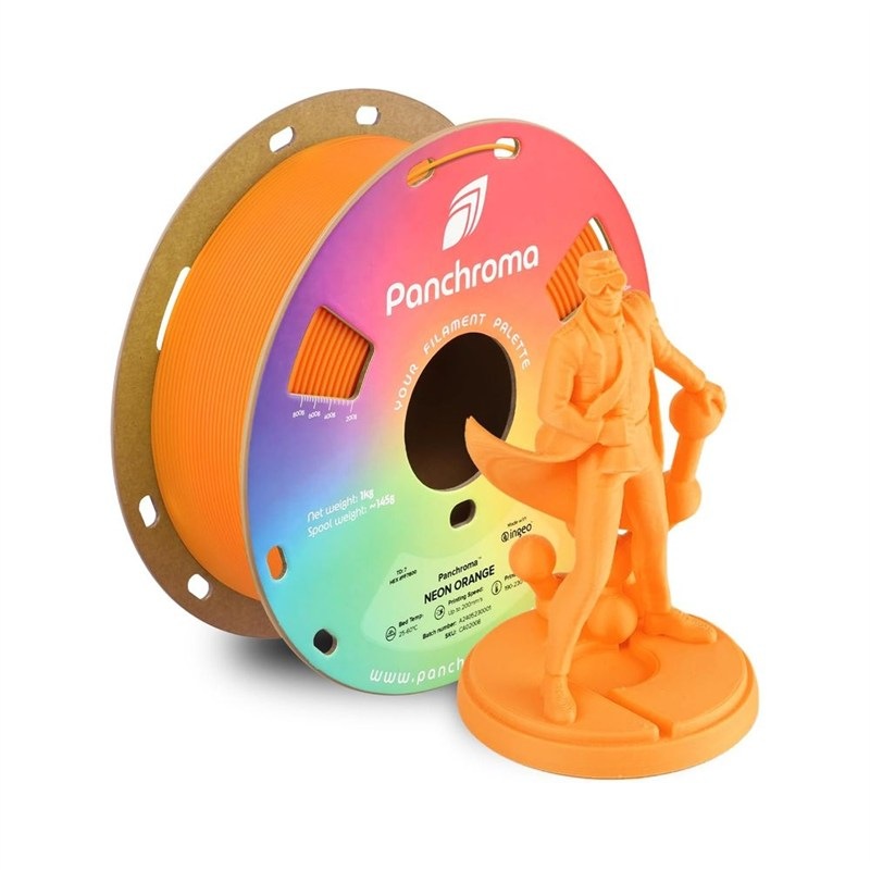 Filament Polymaker Panchroma PLA Neon - oranžový