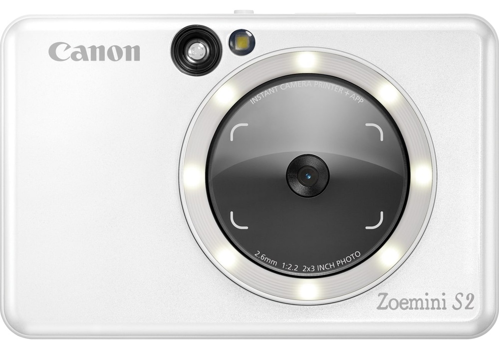 Instantný fotoaparát Canon Zoemini S2 biely