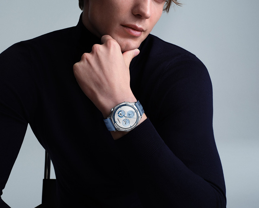 Inteligentné hodinky Huawei Watch GT 5 46 mm Active NFC - Black + Black Fluoroelastomer Strap