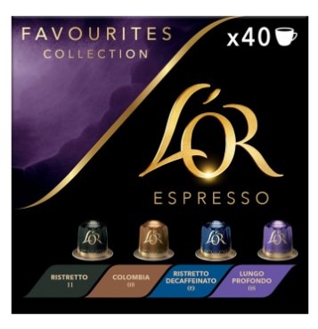 Kapsule L'OR Espresso Favourites mix 40 ks