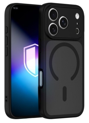 Kryt na mobil 3mk Misty MagCase na Apple iPhone 17 Pro - čierny