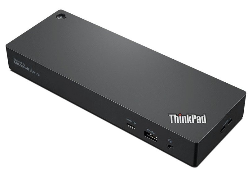 Dokovacia stanica Lenovo s podporou Plug & Play, čierna farba