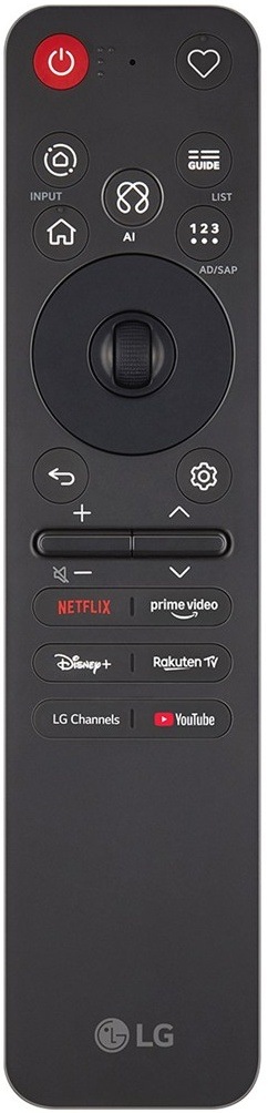 Chytrý ovládač LG s hlasovým ovládaním k televízii LG..