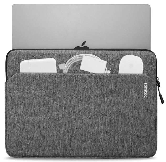 Púzdro na notebook tomtoc Sleeve - 13" MacBook Air / 14" MacBook Pro - šedé