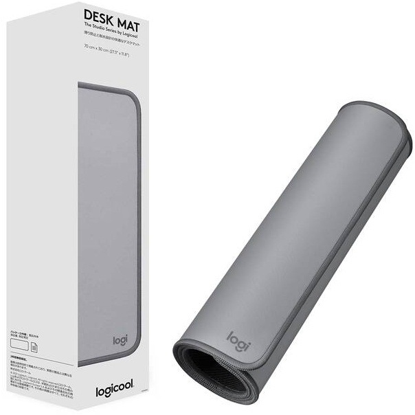 Podložka pod klávesnicu a myš Logitech Desk Mat Studio Series. 30 x 70 cm sivá Podložka pod klávesnicu a myš Logitech Desk Mat Studio Series. 30 x 70 cm sivá