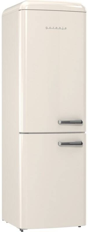 Chladnička s mrazničkou Gorenje Retro ONRK619DC-L krémová