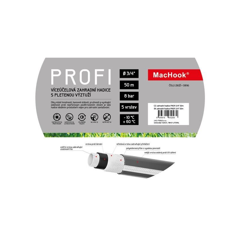 Hadica J.A.D. TOOLS 13896 PROFI 3/4 50m