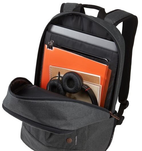 Batoh na notebook Case Logic Era 15,6" antracitová farba Batoh na notebook Case Logic Era 15,6" s otvoreným hlavným vreckom
