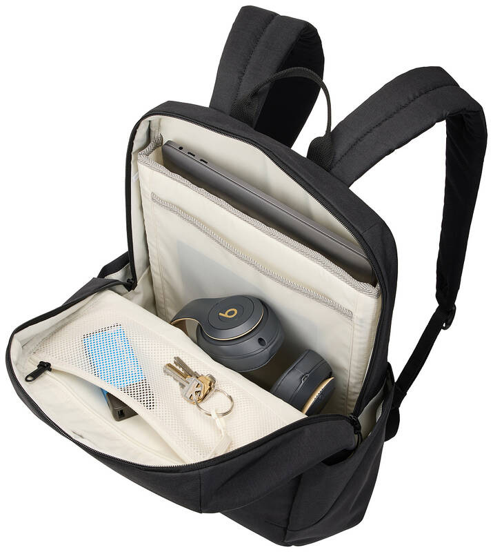 Detail predného vrecka batohu Ruksak na notebook THULE Lithos 20 l - čierny