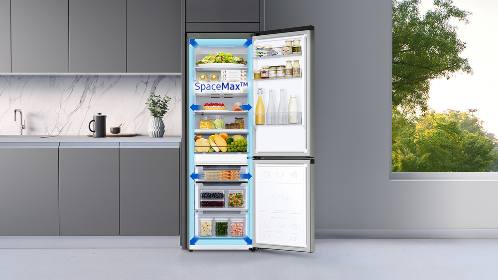 Chladnička s mrazničkou Samsung RB34C600DSA/EF strieborná Chladnička s mrazničkou Samsung RB34C600DSA/EF strieborná