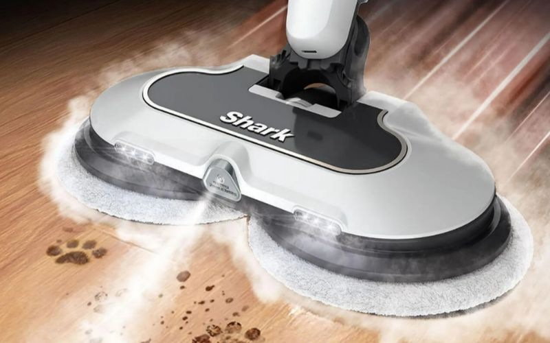 Parný mop Shark S8201EU Steam & Scrub biely Parný mop Shark S8201EU Steam & Scrub biely