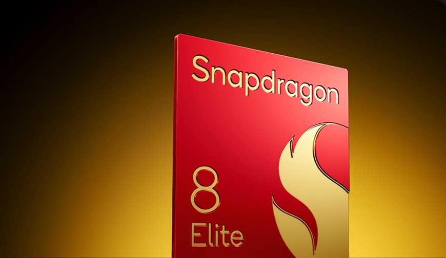 Mobilný telefón Poco F8 Pro 5G 12 GB / 512 GB modrý Detail obrázku loga Snapdragon.