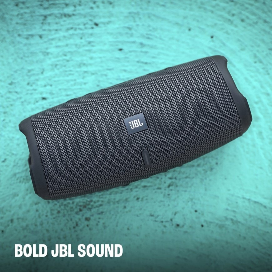 Prenosný reproduktor JBL Charge Essential 3 sivý Reproduktor JBL Charge Essential 3 SE sa chváli odvážnym zvukom JBL