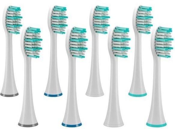 Náhradné hlavice TrueLife SonicBrush UV Heads White Standard (8 ks) biela