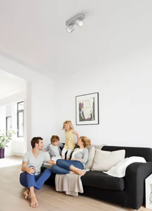 Bodové svietidlo Philips Star, 2xLED čierne Bodové svietidlo Philips Star, 2xLED čierne