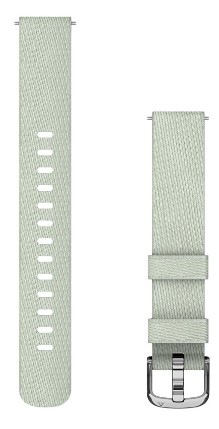 Remienok Garmin Lily 2 (14 mm), nylonový, Sage Gray/Silver