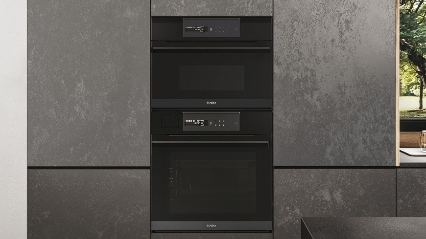 Kompaktná rúra Haier Series 6 / I-Message Steam Compact HWO45NM6SXB2 čierna
