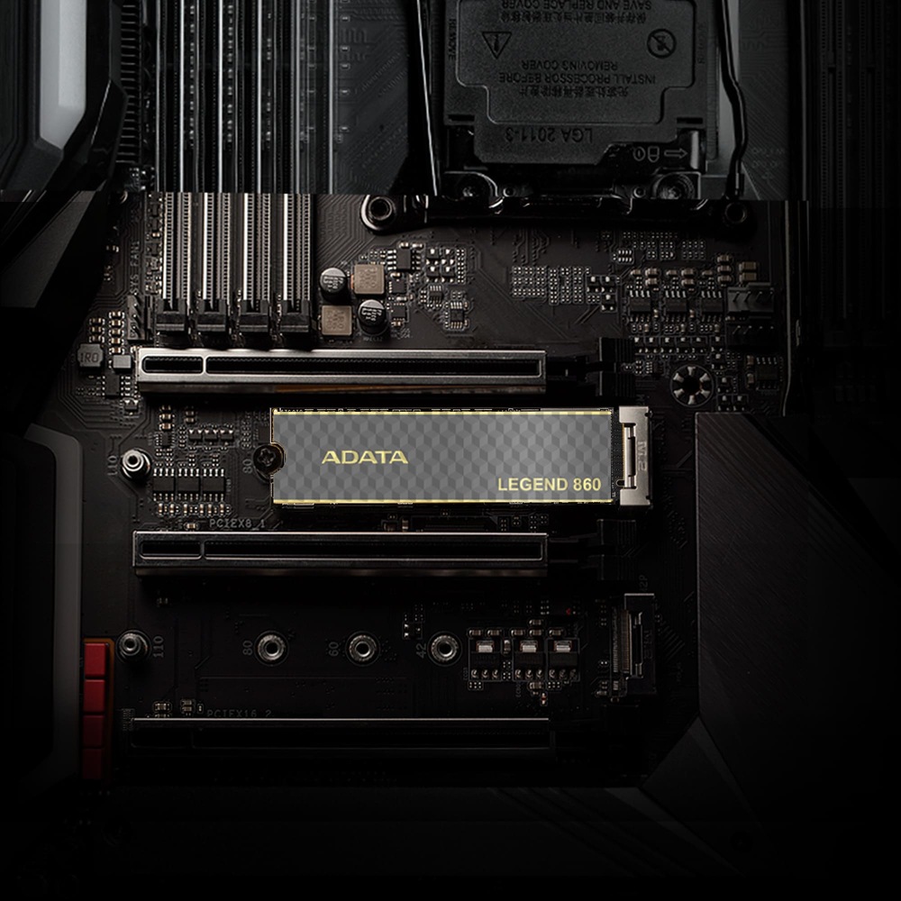 SSD ADATA Legend 860 500GB PCIe Gen4 x4 čierny SSD ADATA Legend 860 500GB PCIe Gen4 x4 čierny