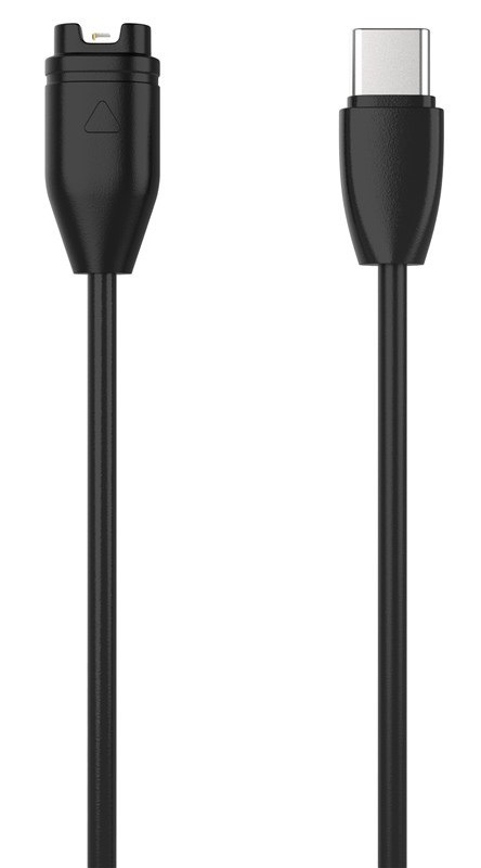 Nabíjací kábel FIXED na hodinky Garmin, dĺžka 2 m, čierna farba