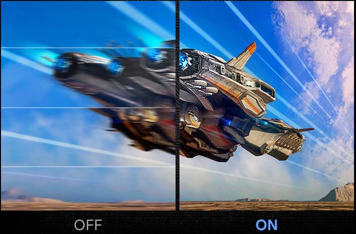 Herný monitor Samsung Odyssey G8 (G80SH) strieborný Herný monitor Samsung Odyssey G8 (G80SH) s ukážkou plynulého hrania